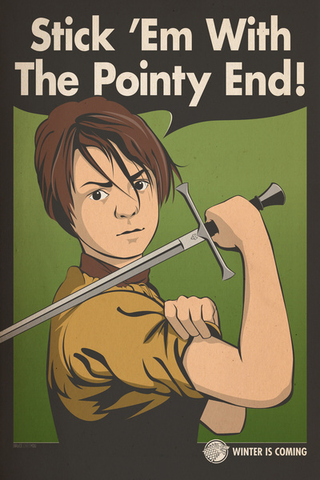 Illustration for article titled Westeros meets WWII in these Game of Thrones propaganda posters